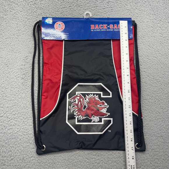 Concept One CLSO5002 Back Sack USC South Carolina Gamecocks RED Drawstring Bag - Picture 3 of 8
